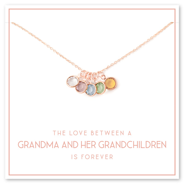 Great Grandmothers Birthstone Necklace | aftcra